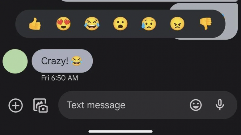 google-messages-merr-aftesine-per-te-reaguar-me-emoji-ne-mesazhet-e-pranuara