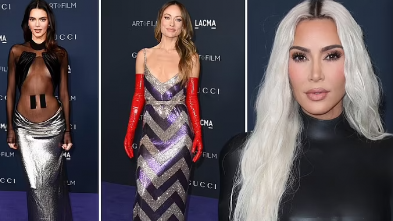 kim-kardashian,-kendall-jenner-dhe-olivia-wilde-marrin-vemendje-me-dukjet-ne-“lacma-art+film-gala”