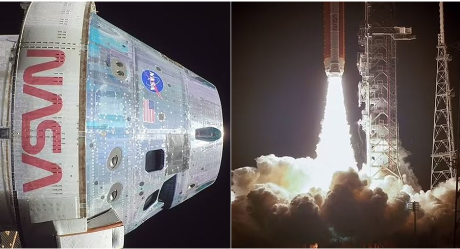 nasa-rikthehet-ne-hene,-orion-i-kalon-129-km-mbi-siperfaqen-e-satelitit-tone-natyror