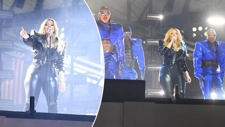 bebe-rexha-shkelqen-ne-performancen-hapese-te-ndeshjes-se-futbollit-amerikan-ne-diten-e-falenderimeve