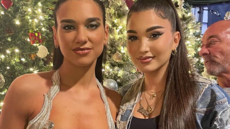 artistet-shqiptare,-dua-lipa-dhe-enisa-nikaj-pozojne-bashke-nga-new-yorku
