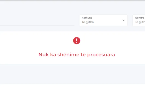 “duke-u-procesuar-te-dhenat”,-“nuk-ka-shenime-te-procesuara”,-web-faqja-e-kqz-se-vazhdon-te-kete-probleme