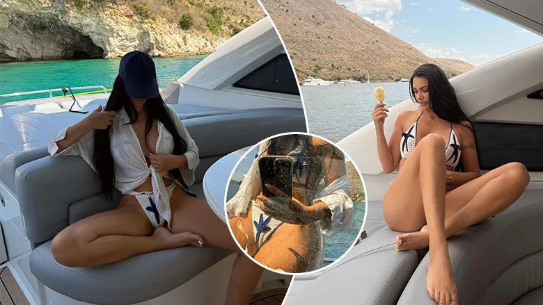 zaimina-vasjari-shkelqen-ne-pozat-e-reja-nga-jahti-luksoz,-ndersa-ve-ne-pah-linjat-trupore-ne-paraqitje-me-bikini